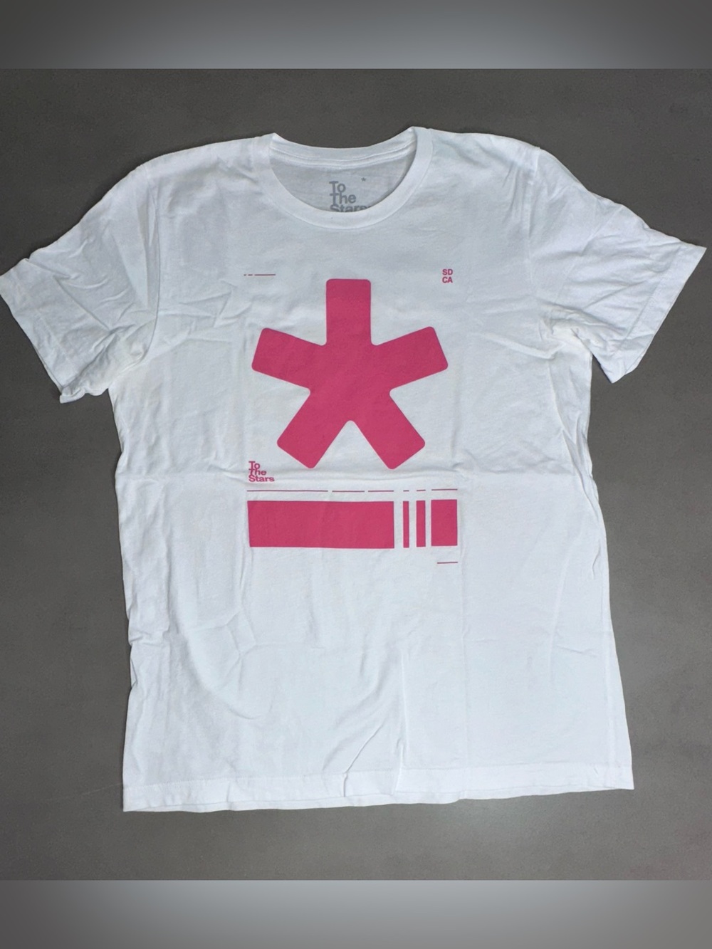 To The Stars White / Pink Logo T-Shirt - LRG